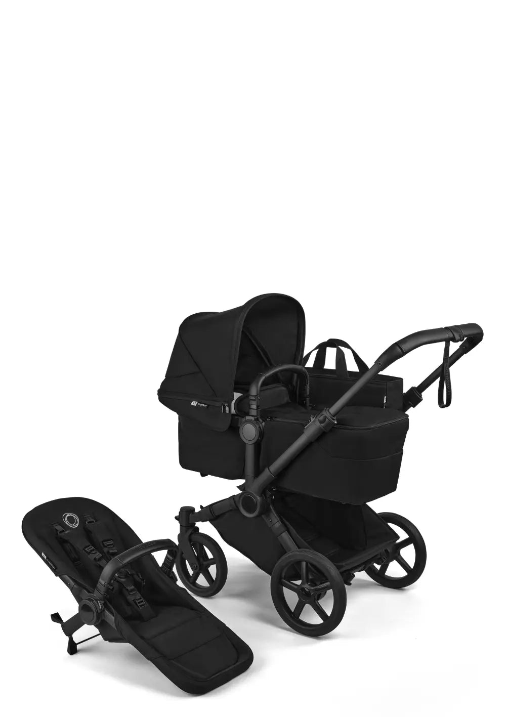 Bugaboo Kinderwagen-Set 'Donkey 6 Mono' Heritage Black