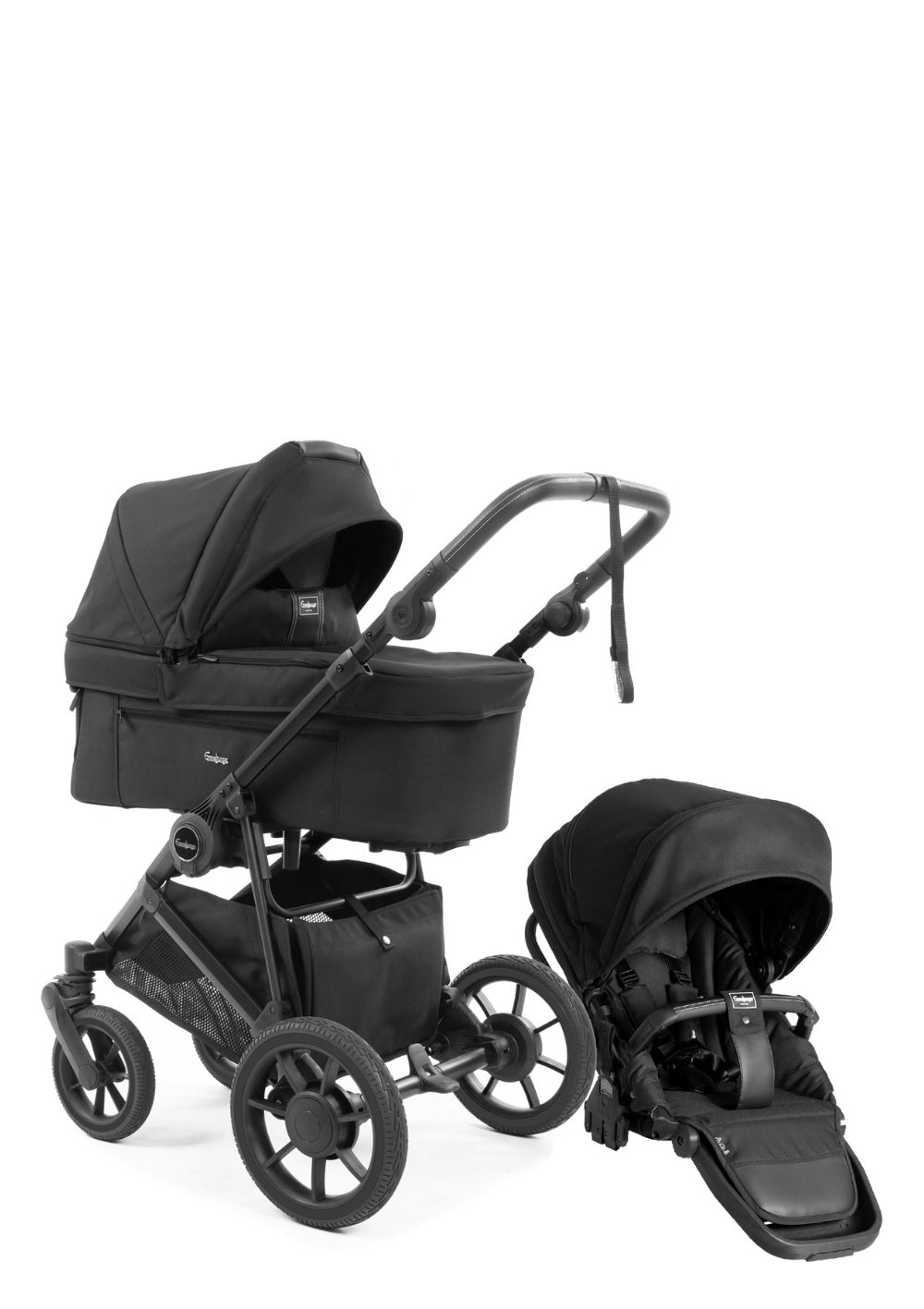 Emmaljunga Kinderwagen-Set 'SUPER SONIC' Urban Black