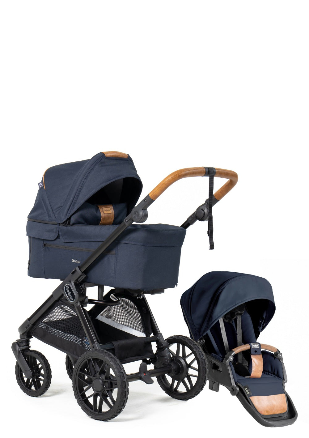 Emmaljunga Kinderwagen-Set 'SENTO PRO FLAT+' Outdoor Dark Navy