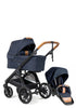 Kinderwagen-Set 'SENTO PRO FLAT+' Outdoor Dark Navy