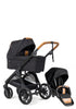 Kinderwagen-Set 'SENTO PRO FLAT+' Outdoor Black