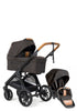 Kinderwagen-Set 'SENTO PRO FLAT+' Outdoor Brown