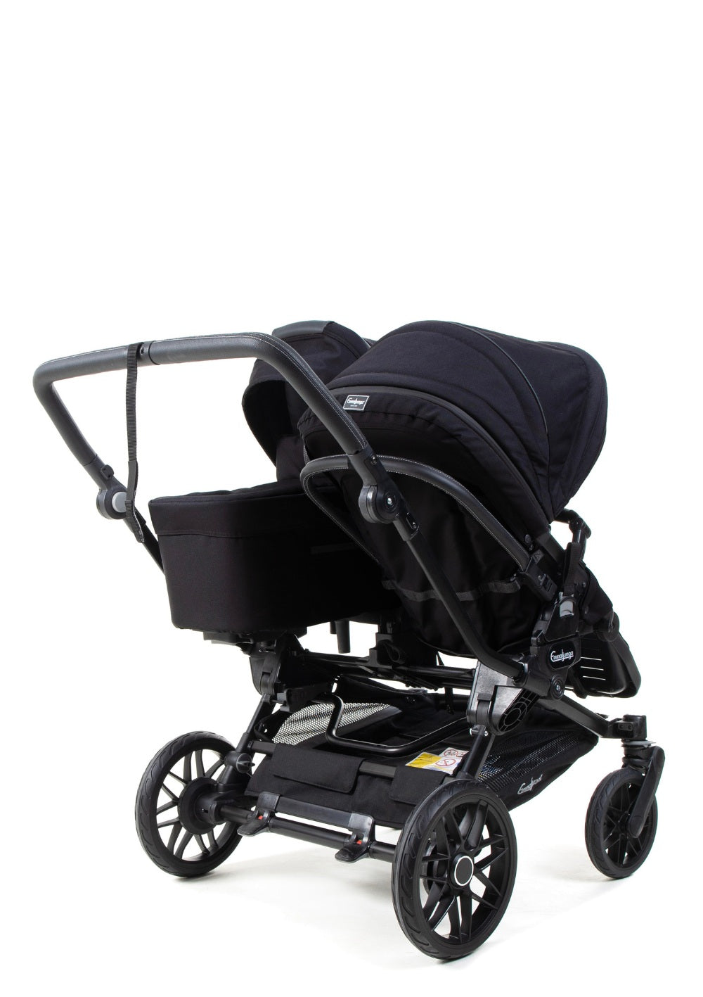 Emmaljunga Geschwisterwagen 'Double SENTO ERGO+' Urban Black