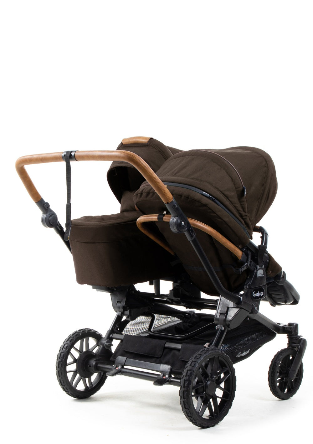 Emmaljunga Geschwisterwagen 'Double SENTO ERGO+' Outdoor Brown