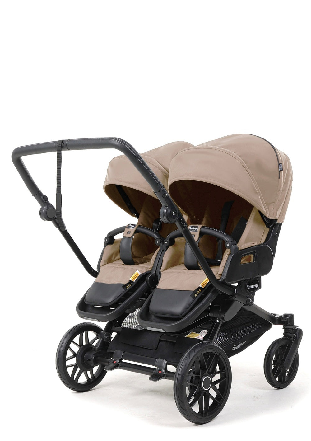 Emmaljunga Zwillingskinderwagen 'Double SENTO FLAT+' Urban Dune