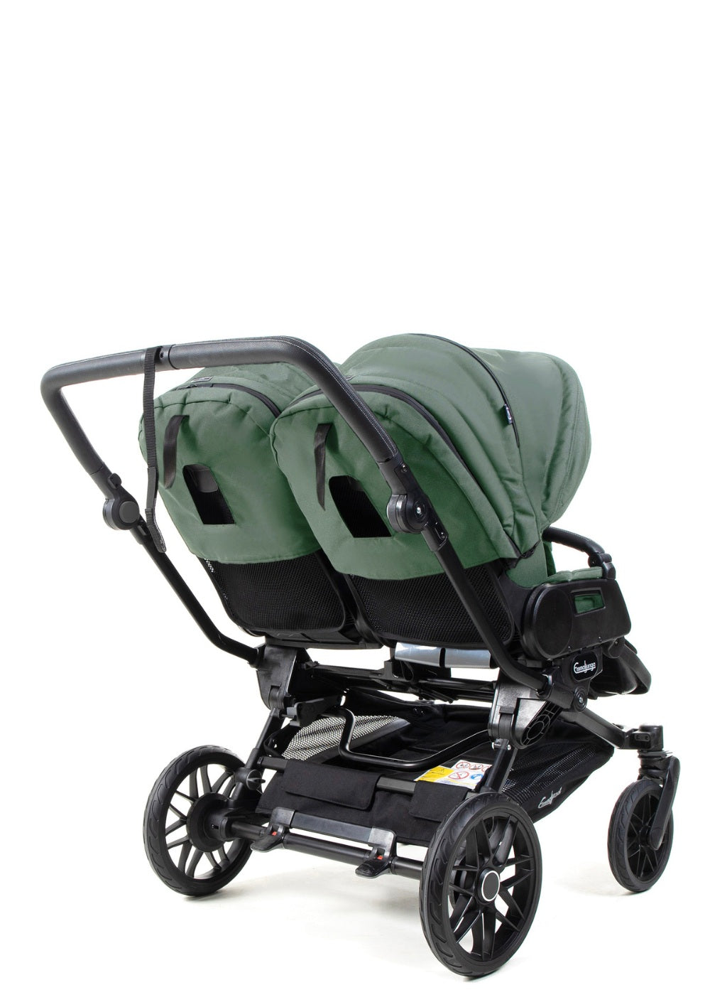 Emmaljunga Zwillingskinderwagen 'Double SENTO FLAT+' Urban Green