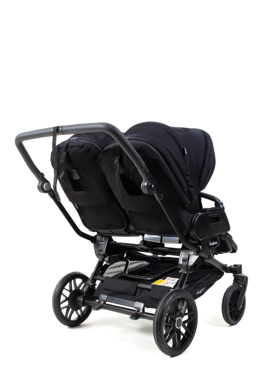 Emmaljunga Zwillingskinderwagen 'Double SENTO FLAT+' Urban Black