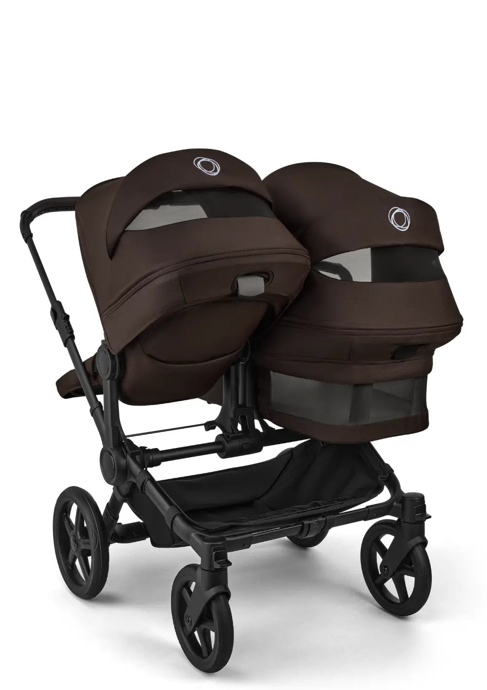 Bugaboo Geschwisterwagen 'Donkey 6 Duo' Cocoa Brown