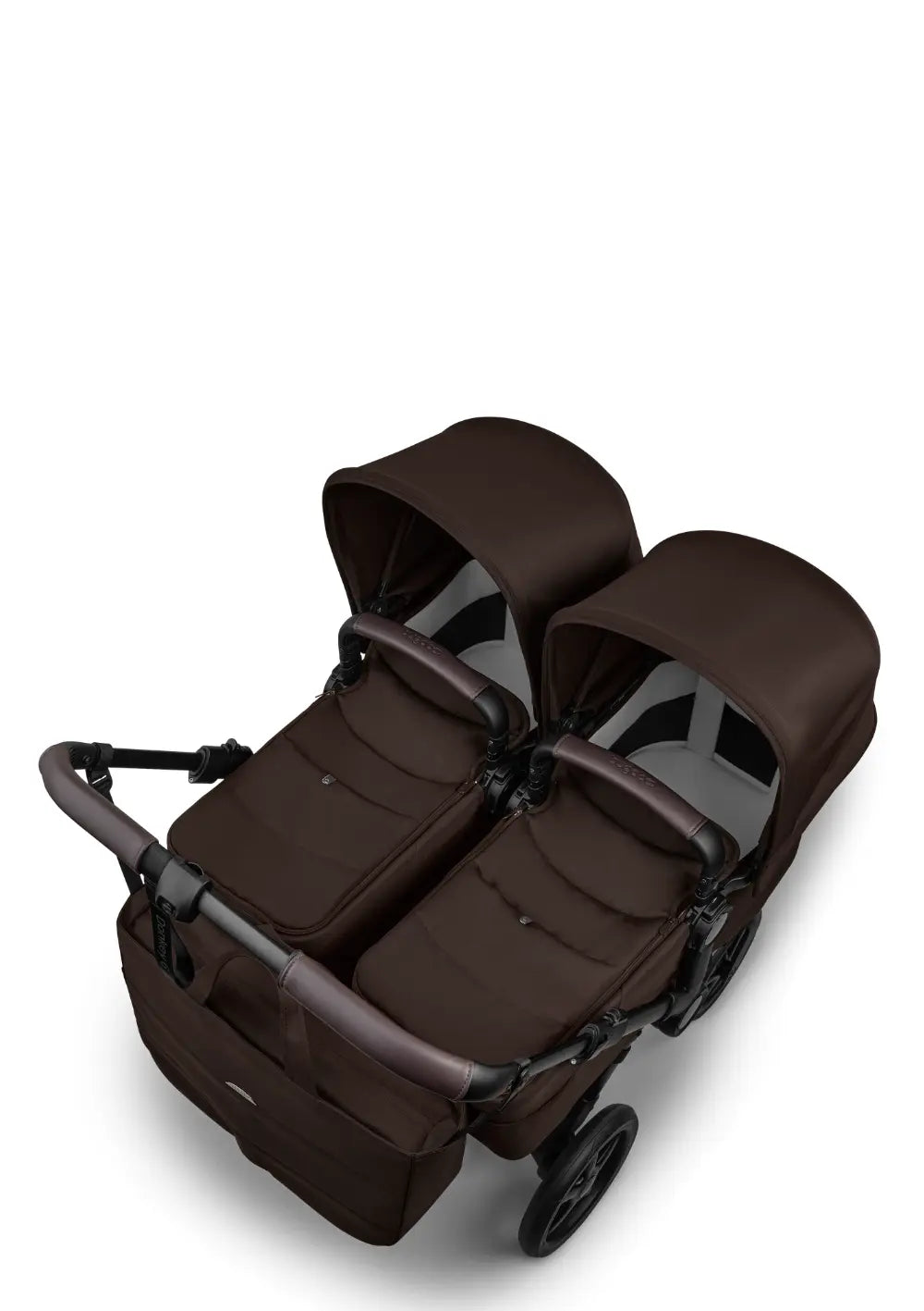 Bugaboo Zwillingskinderwagen 'Donkey 6 Twin' Cocoa Brown
