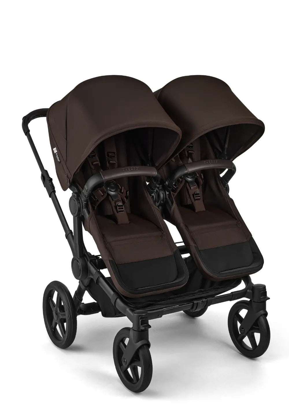 Bugaboo Zwillingskinderwagen 'Donkey 6 Twin' Cocoa Brown