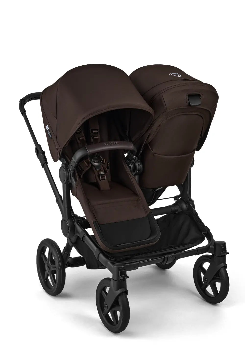 Bugaboo Zwillingskinderwagen 'Donkey 6 Twin' Cocoa Brown