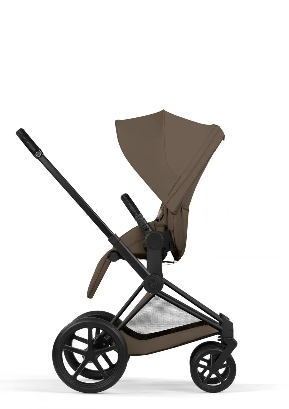 Cybex Kinderwagen-Set 'Priam Comfort' Coconut Brown (Frame Matt Black)