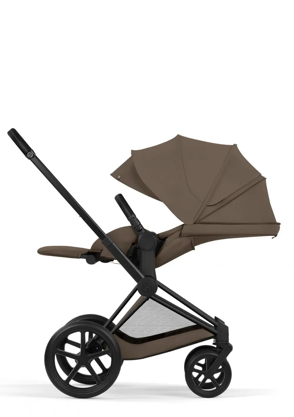 Cybex Kinderwagen-Set 'Priam Comfort' Coconut Brown (Frame Matt Black)
