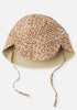 Wendbarer Sonnenhut UPF 50+ Leopard Brown/Sandy Beach