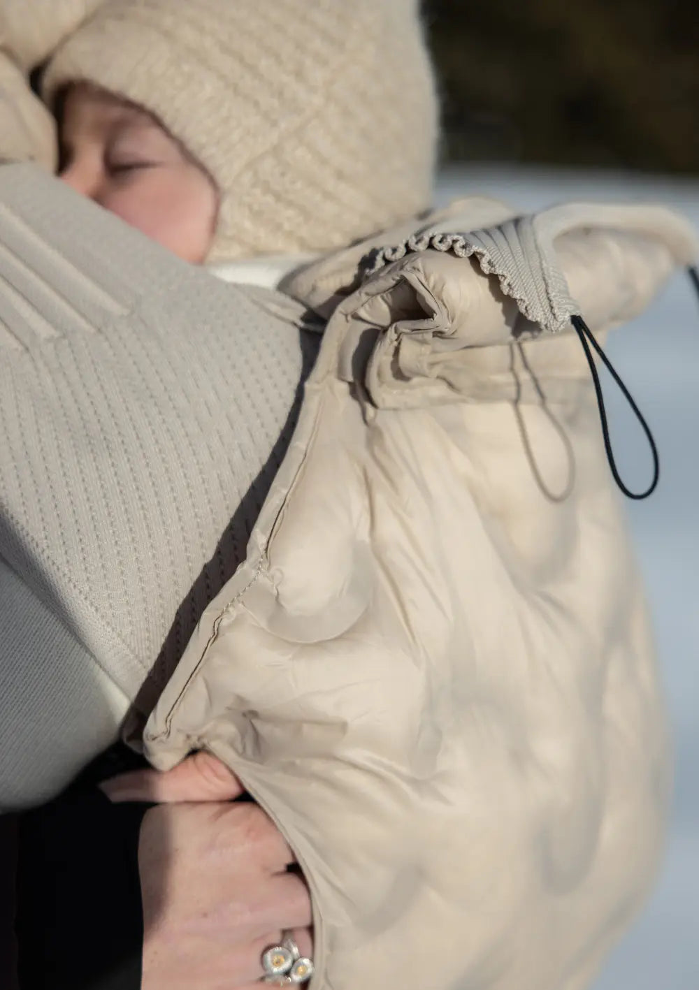 Flybaby Wetter-Cover für Babytrage Creme