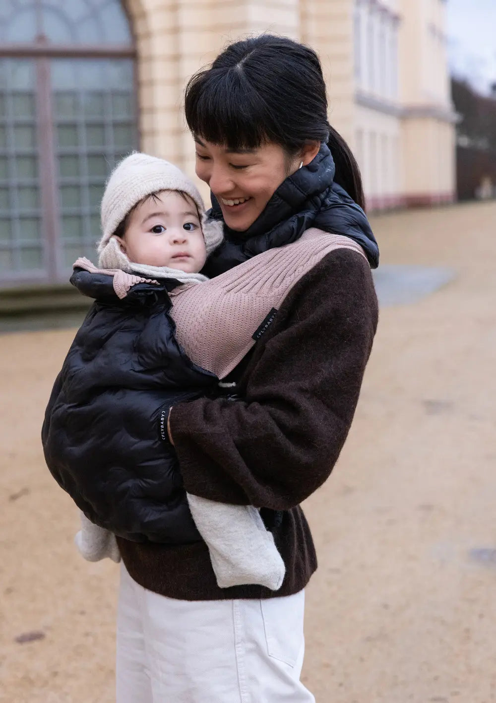 Flybaby Wetter-Cover für Babytrage Black