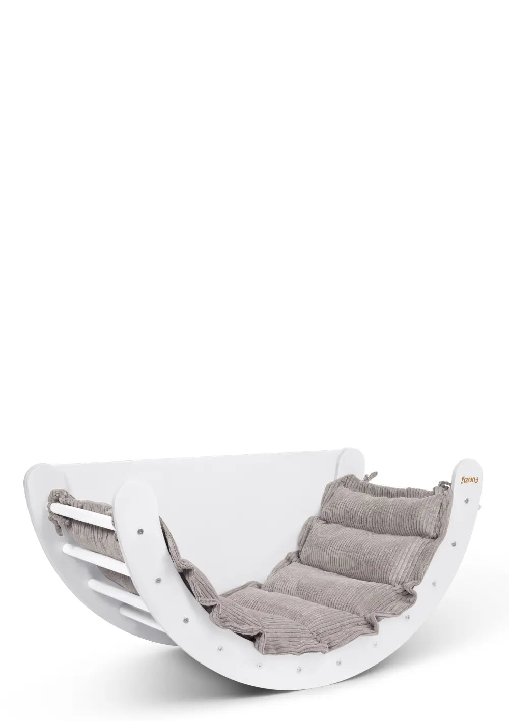 Funzy Kletterbogen & Kissen Set Birke Weiß Cord Koala Grau
