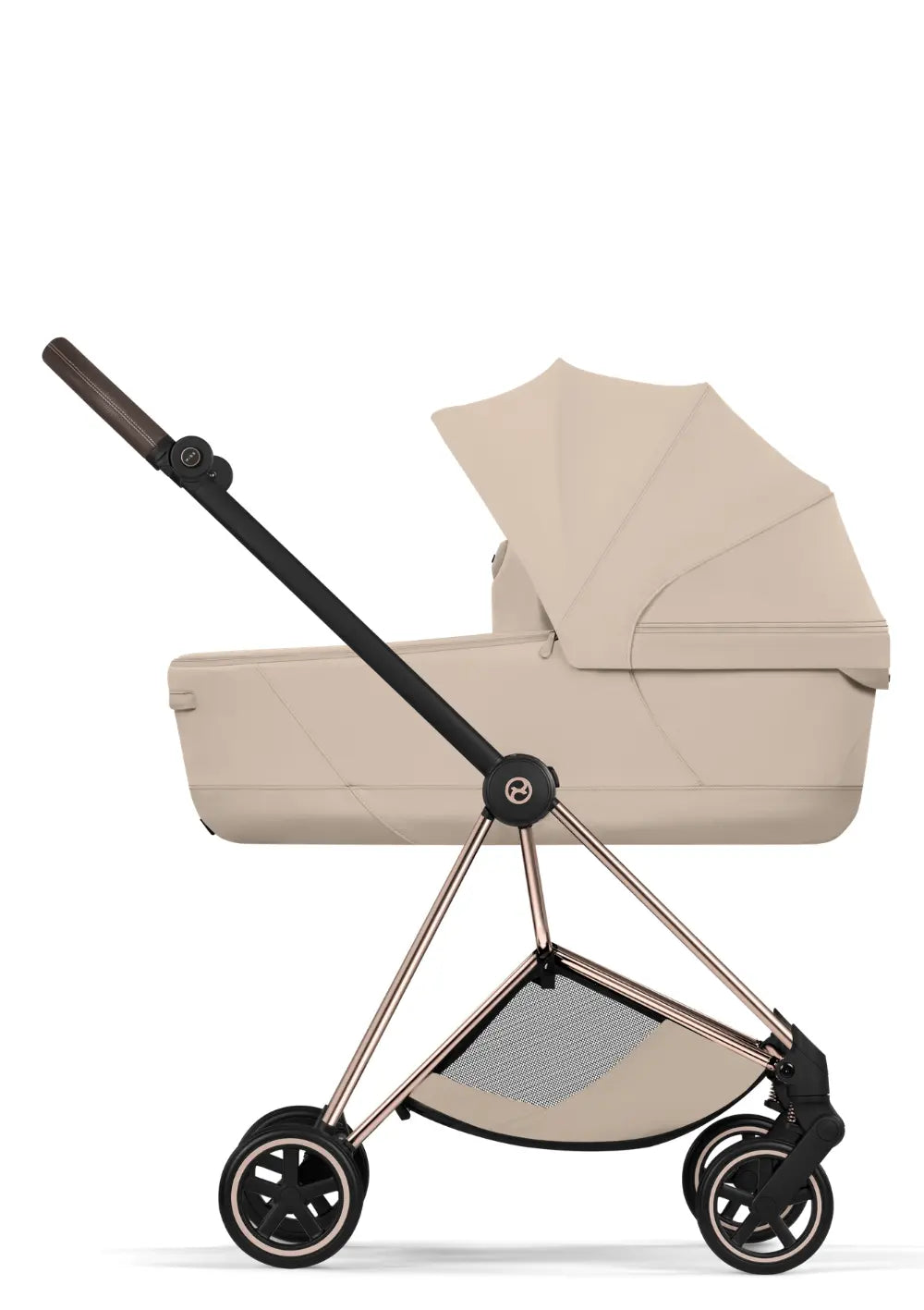 Cybex Kinderwagen-Set 'Mios' Cozy Beige / Roségold Frame