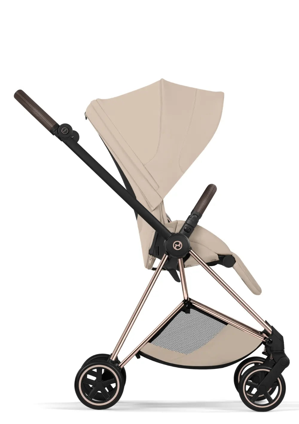 Cybex Kinderwagen-Set 'Mios' Cozy Beige / Roségold Frame