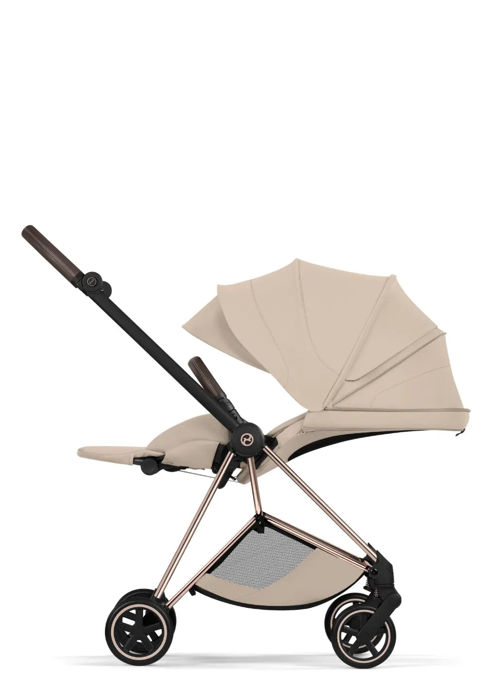 Cybex Kinderwagen-Set 'Mios' Cozy Beige / Roségold Frame