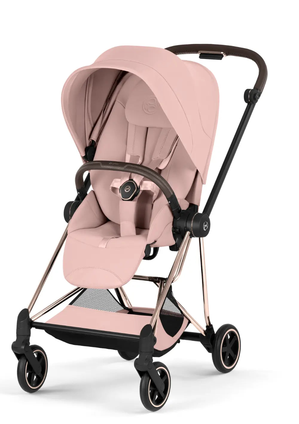 Cybex Kinderwagen-Set 'Mios' Peach Pink / Roségold Frame