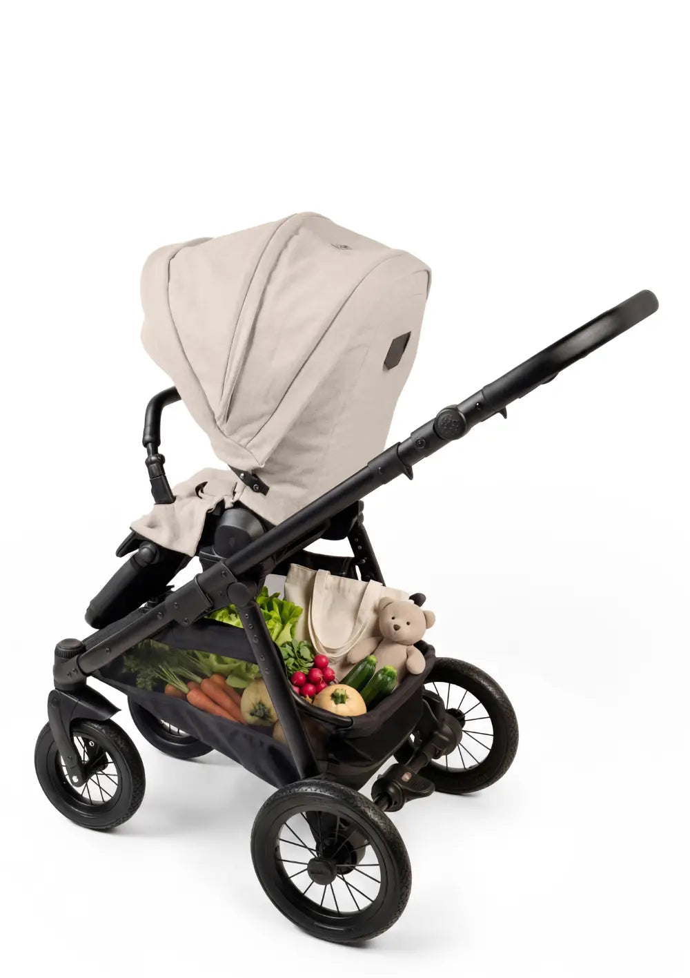 Angelcab Kinderwagen-Set 'U3-Series'  mit beladenem Korb