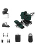 'Donkey 6 Single' Bundle – Komplettes Kinderwagen-Set Fern Green