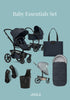 Baby Essentials Kinderwagen-Set 'Day5' Navy Blue