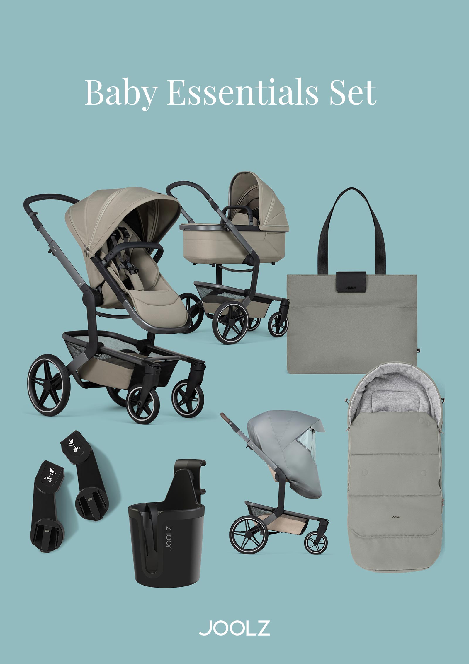 Joolz Baby Essentials Set 'Day5' Sage Green