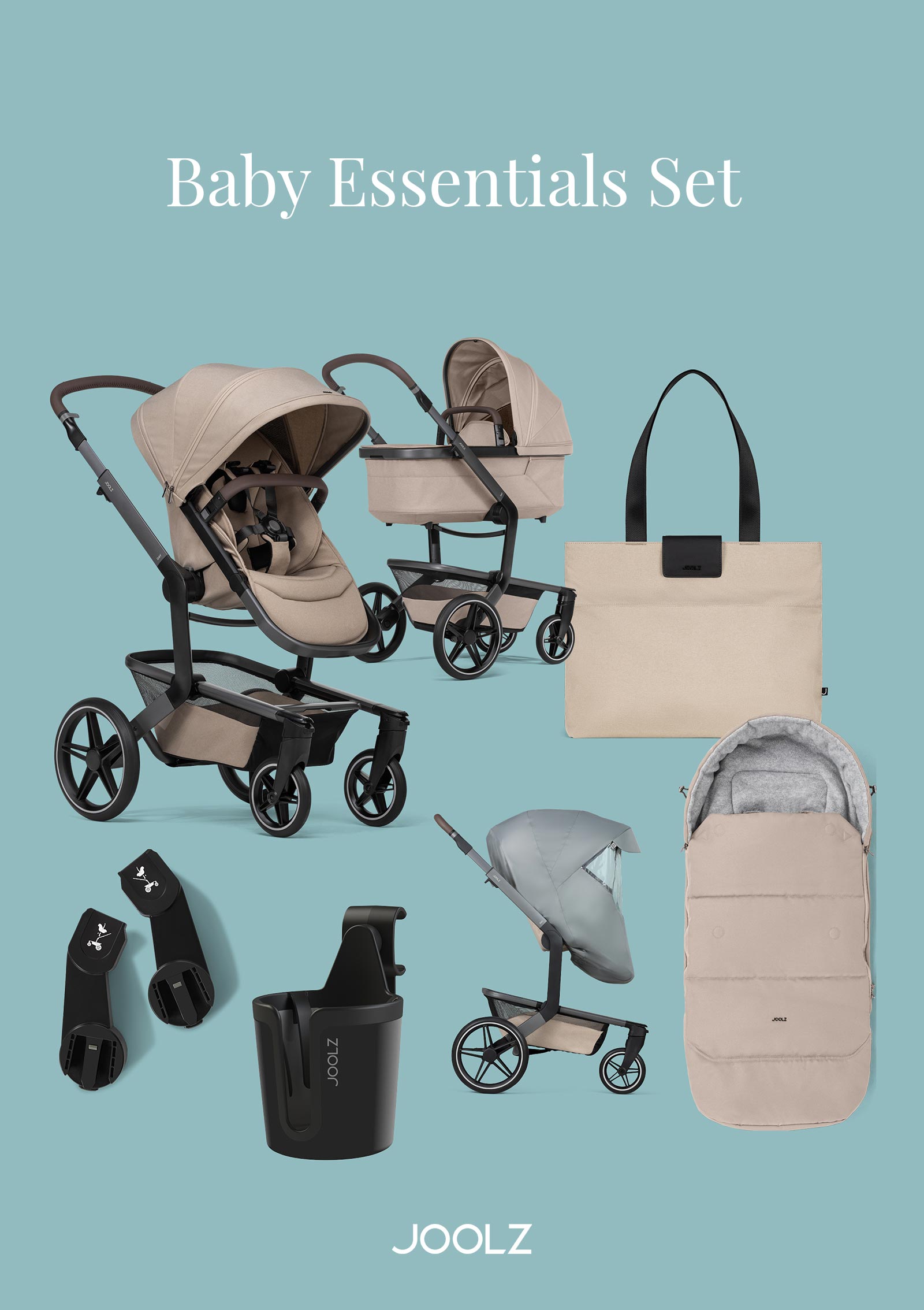 Joolz Baby Essentials Set 'Day5' Sandy Taupe