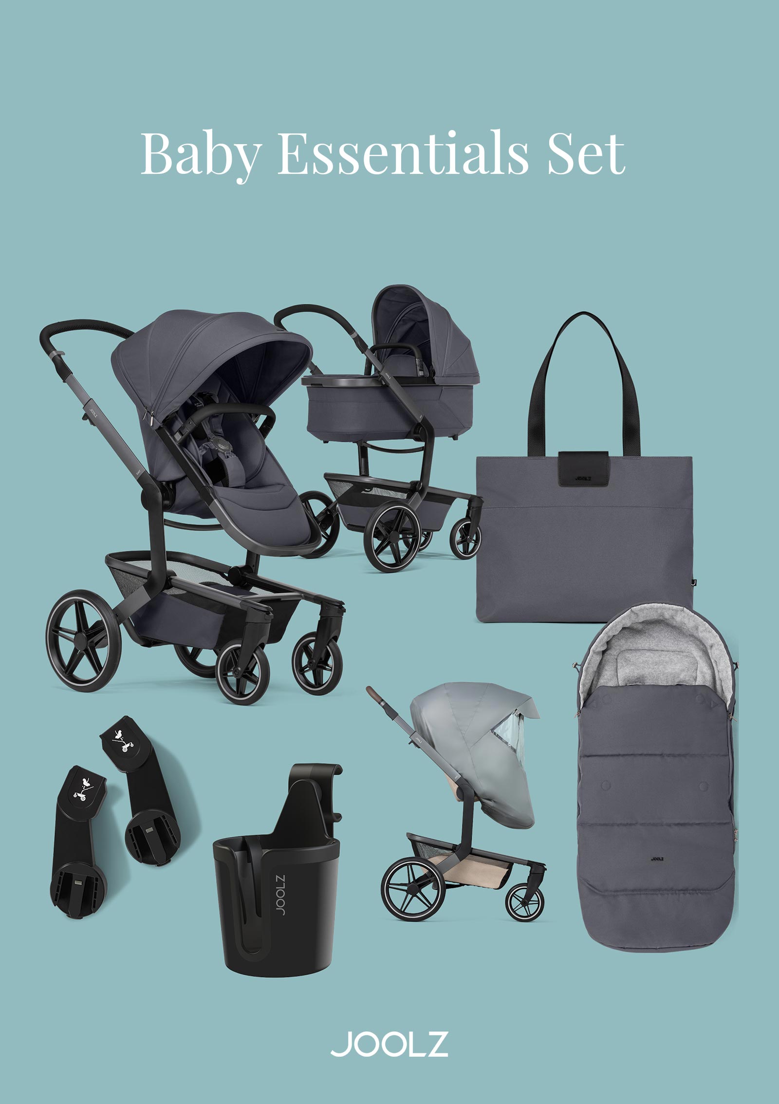 Joolz Baby Essentials Set 'Day5' Stone Grey