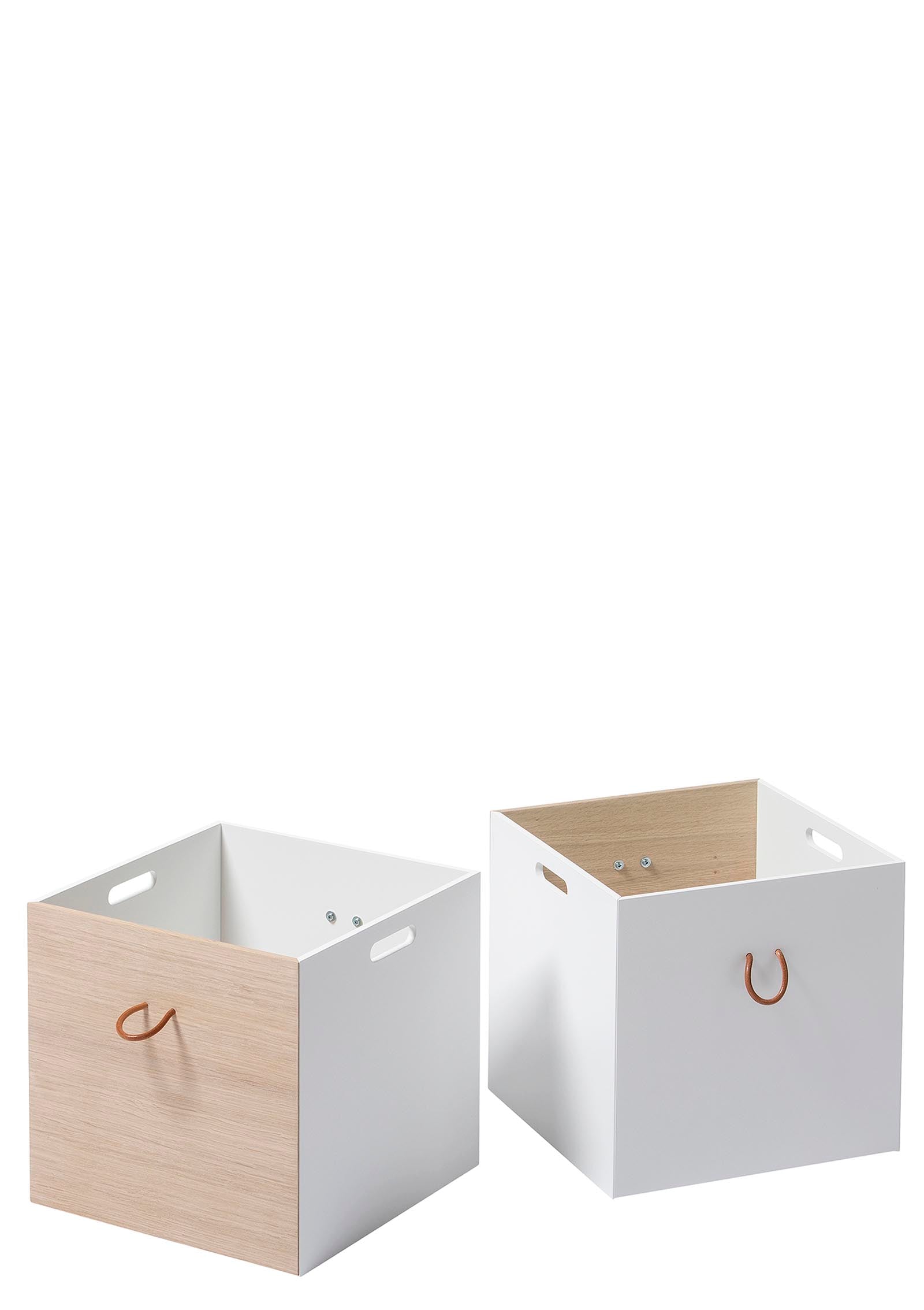 Oliver Furniture 'Wood' Kisten Weiß/Eiche