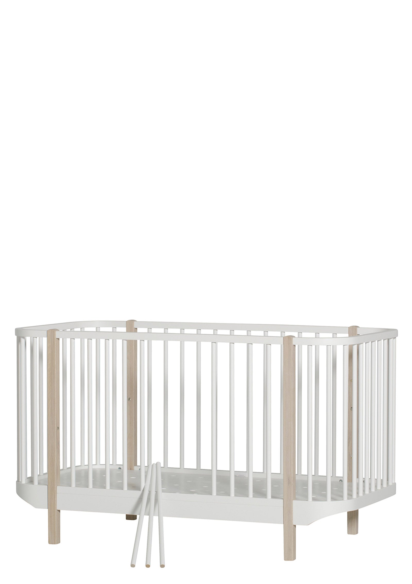 Oliver Furniture Wood Baby- und Kinderbett weiß/eiche