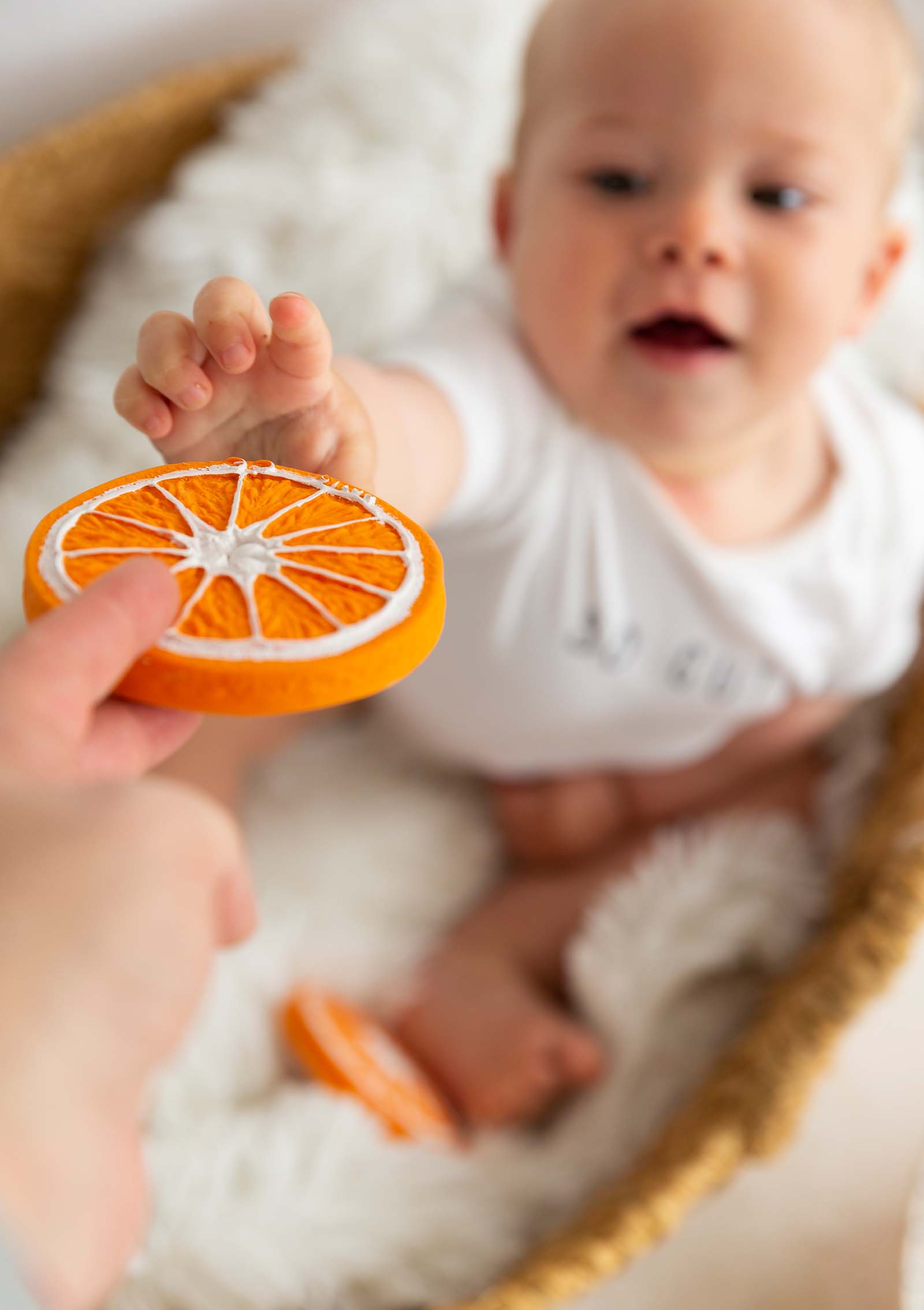 Beißspielzeug 'Clementino the Orange'