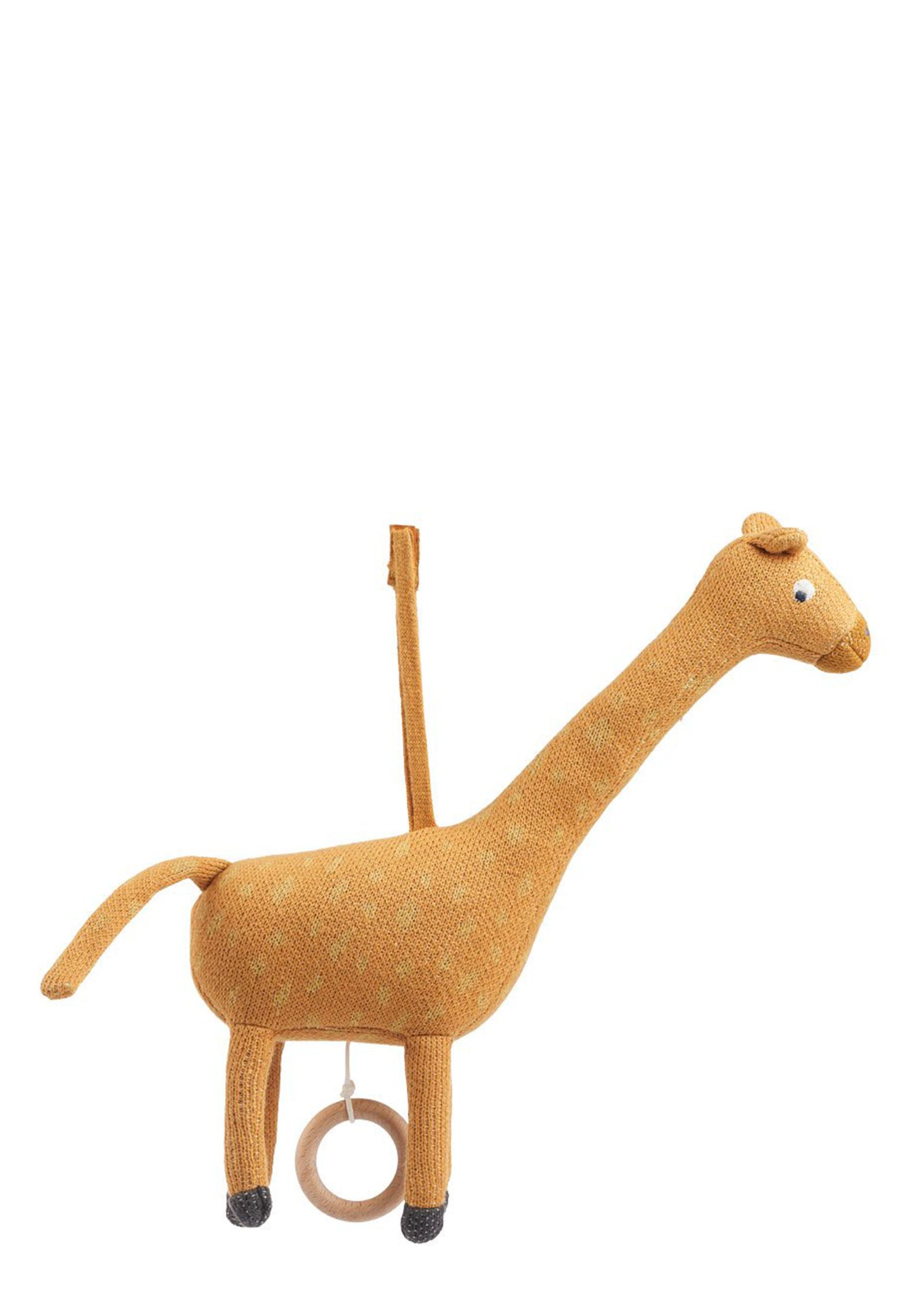 Spieluhr 'Angela' Giraffe mustard