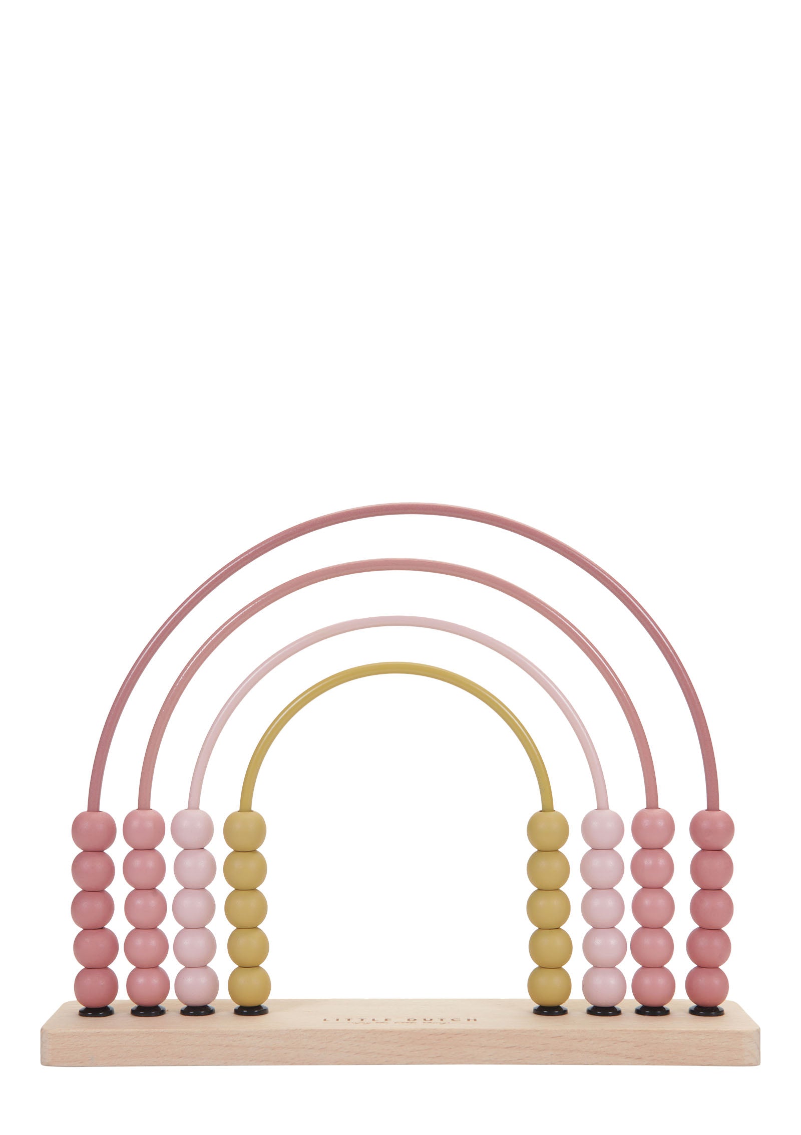 Rechenschiebe-Regenbogen Abacus pink