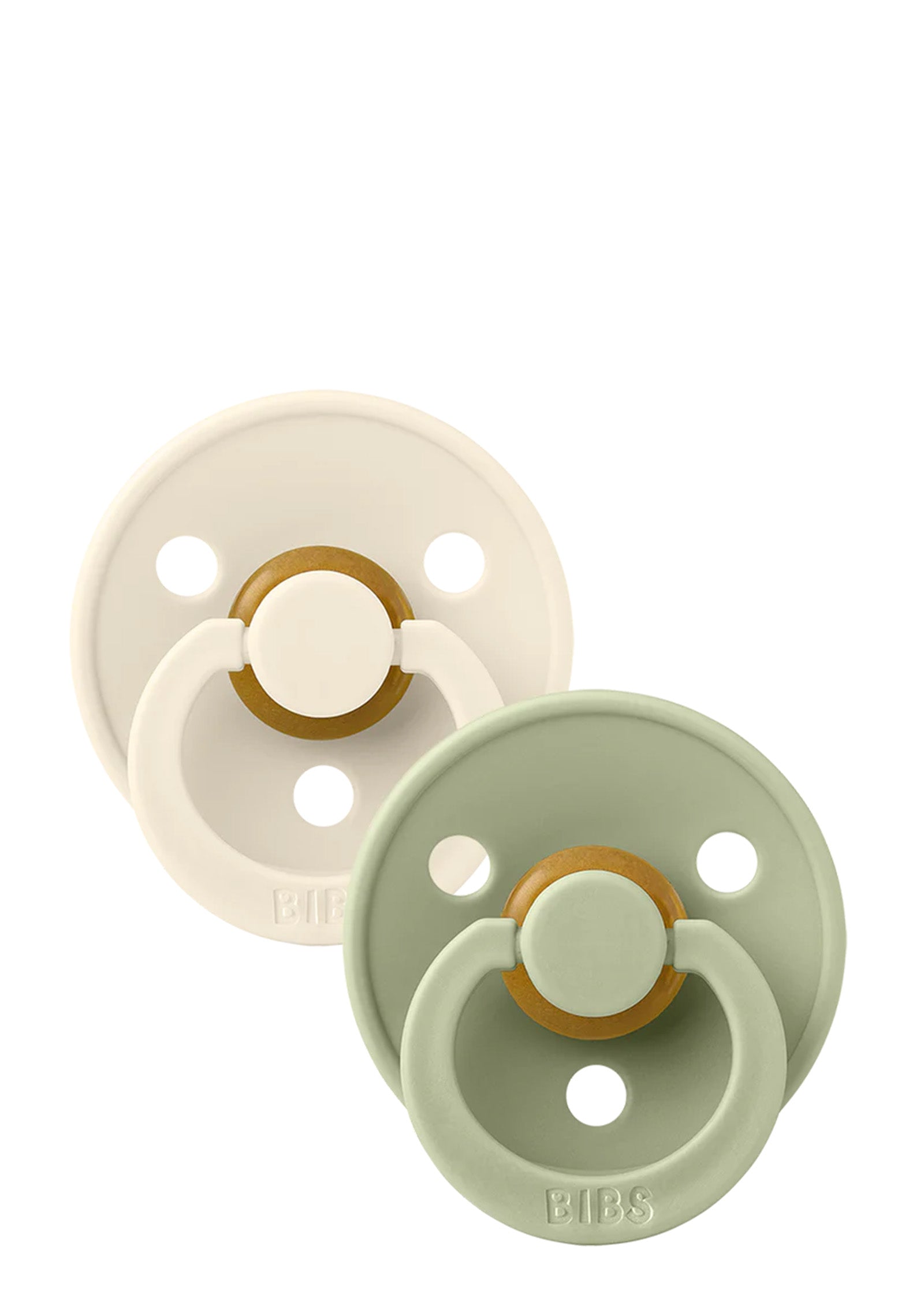 bibs Schnuööer 2er-Pack Gr.1 ivory/sage