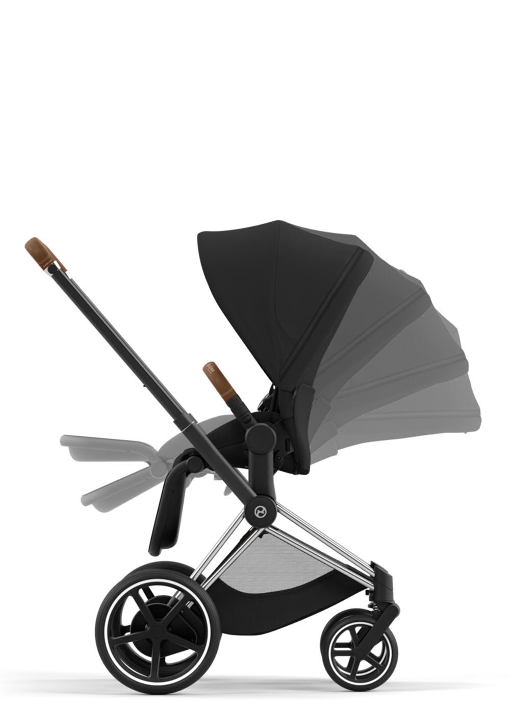Cybex e-Priam Kinderwagen-Set Comfort Sepia Black