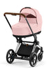 e-Priam Kinderwagen-Set 'Comfort' Peach Pink