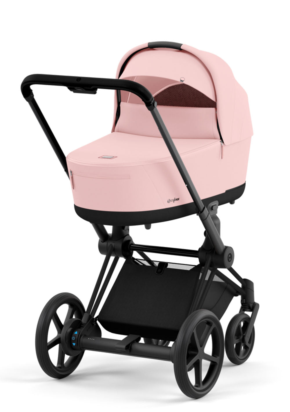 Cybex e-Priam Kinderwagen-Set Comfort Peach Pink