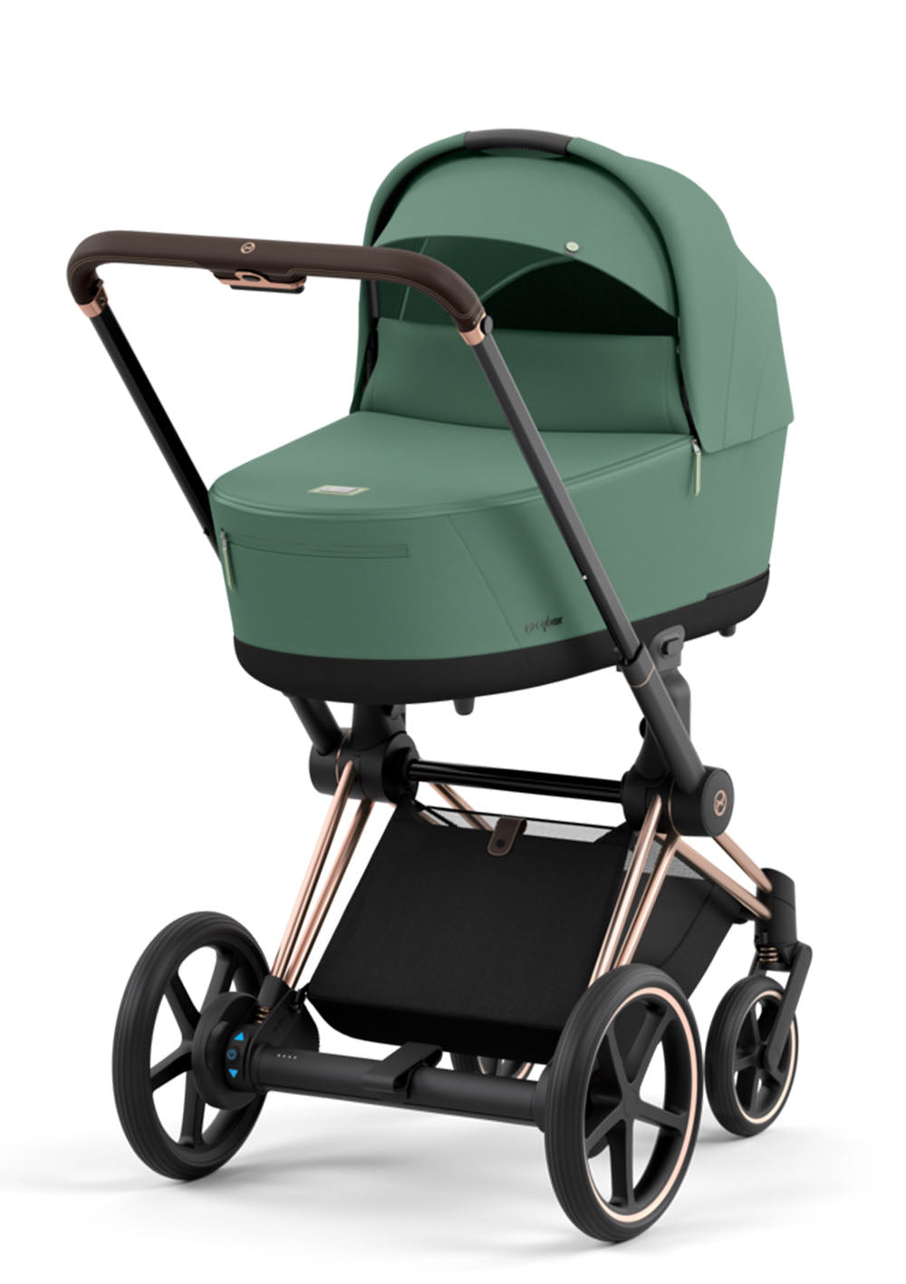 Cybex e-Priam Kinderwagen-Set Comfort Leaf Green