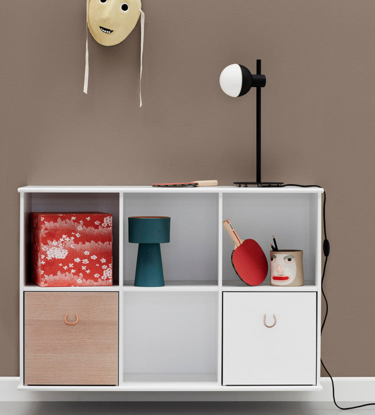 Oliver Furniture \'Wood\' Standregal horizontal 3 x 2 / weiß mit Sockel |  KIND DER STADT