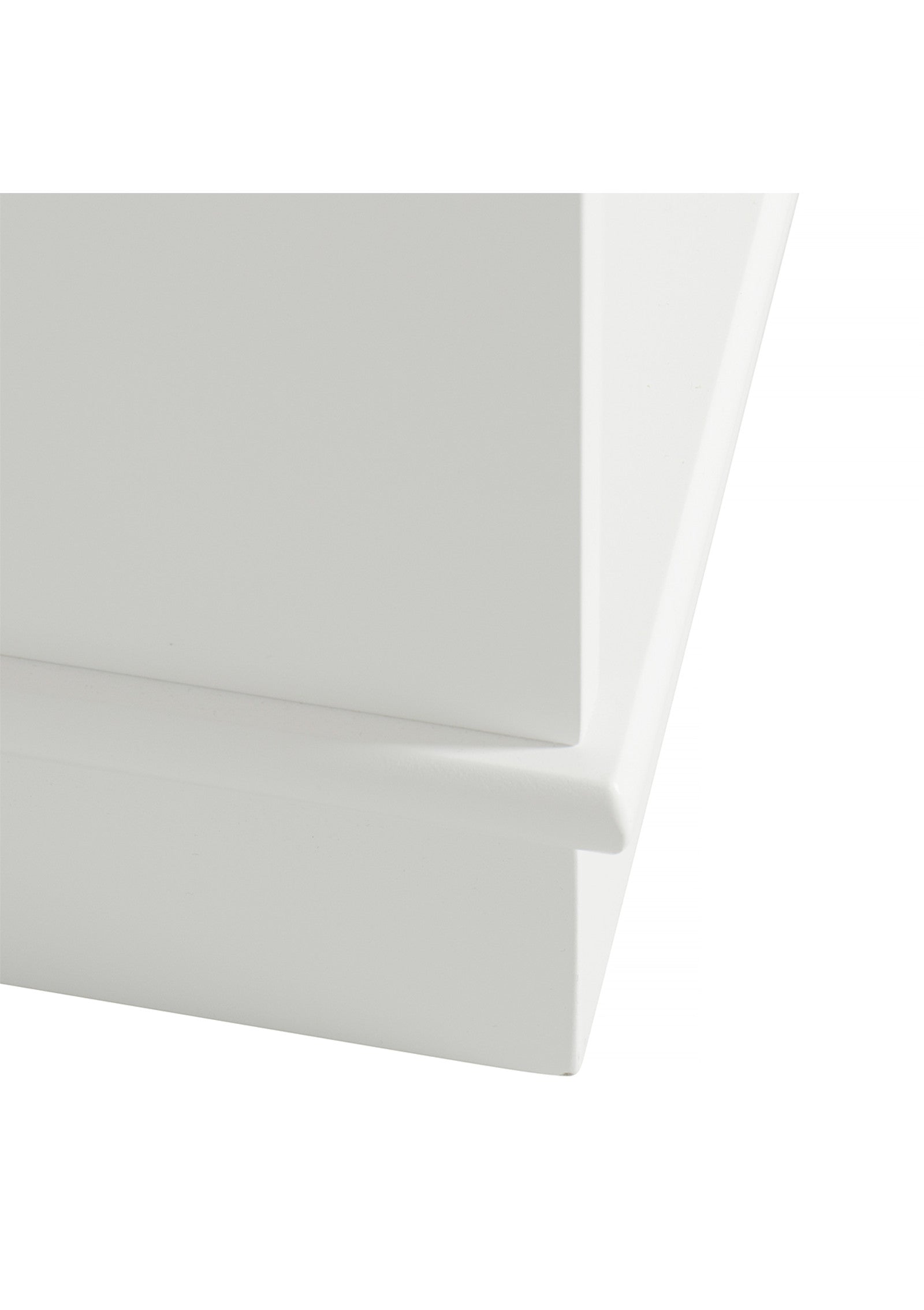 'Wood' Standregal horizontal 3 x 1 / weiß mit Sockel'Wood' Regal horizontal 3x1 mit Sockel weiß